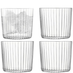 LSA GIO LINE Set de verres à eau - Transparent / Hauteur : 7,3 cm