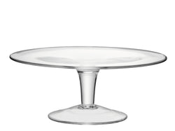 LSA SERVE Plat à tarte - Transparent / Hauteur : 14,0 cm