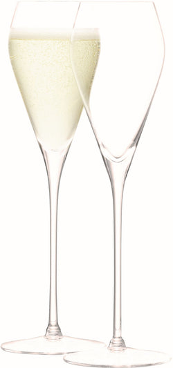 LSA WINE Set de verres à champagne - Transparent / Hauteur : 26,0 cm