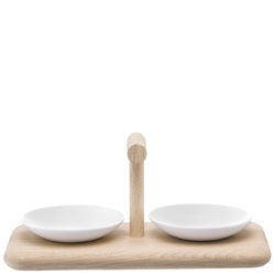 LSA DINE Coupelle d'épices - Naturel, Blanc / L: 27.0 cm x P: 13.4 cm x H: 12.0 cm
