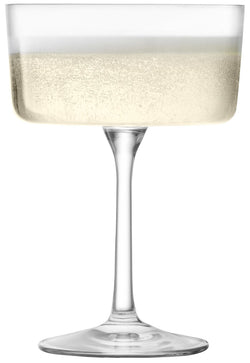 LSA GIO Set de verres à champagne - Transparent / Hauteur : 13,0 cm