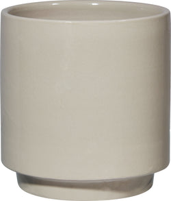 AMAYA Pot de fleurs - Gris clair / Hauteur : 18,0 cm