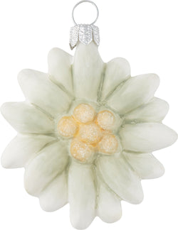 EDELWEISS Figure in vetro - Bianco / A: 6.0 cm