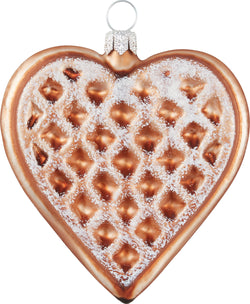 WAFFEL Figure in vetro - Marrone ch. / A: 6.0 cm