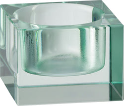 LAURA Porte-bougie à chauffe-plat - Menthe / L: 5.0 cm x P: 5.0 cm x H: 3.2 cm