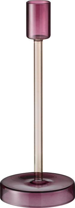 ELEONORA Stabkerzenhalter rot H22cm - Bordeaux / H: 22.0 cm