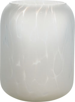 GINA Vaso Spots blanche H19cm - Bianco / A: 19.0 cm