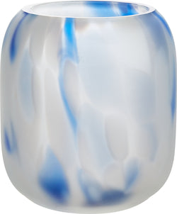 GINA lantern spots blue H10cm - Blau / H: 10.0 cm