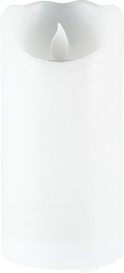 LUNA Bougie LED - Blanc / Hauteur : 15,0 cm