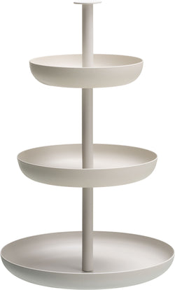 NIKLAS Etagere - Hellgrau / H: 31.5 cm