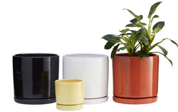 SU AMAYA pot anthrazit 24x23cm - Anthrazit / H: 23.0 cm