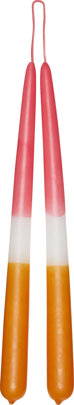 Set di candele SU KATHI - Arancione, Rosa / A: 29,0 cm