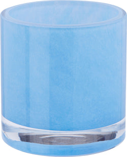 ALEX tea light light blue 7x7cm - Hellblau / H: 7.0 cm