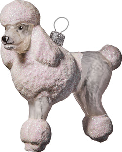 PUDEL Figure in vetro - Bianco / A: 9.0 cm