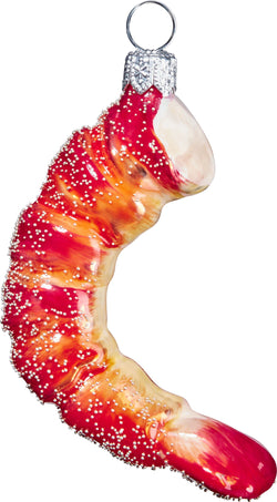 SHRIMP Figure in vetro - Arancio / A: 8.0 cm