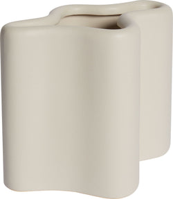 NOLA Vaso - Beige / L: 12.5 cm x P: 18.2 cm x A: 15.5 cm