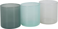 PAMELA Windlicht - Grün / H: 6.5 cm