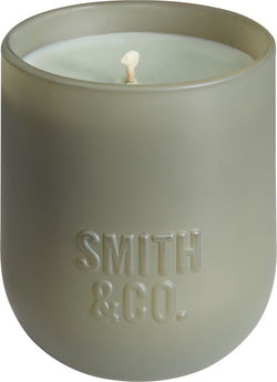Bougie SMITH & CO Ambre & Freesia - verte