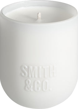 Bougie SMITH & CO Tonka & White Musk - blanche