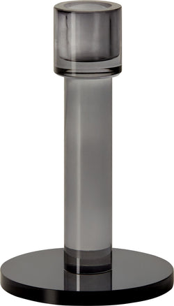 KAYLANI Bougeoir - Noir / Hauteur : 14,2 cm