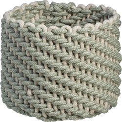 Panier SIENNA - Beige, Menthe / H : 24,0 cm