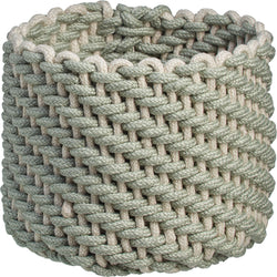 SIENNA Corbeille - Beige, Menthe / Hauteur : 24,0 cm