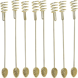 BALANCE Kerzenhalter - Gold / H: 16.0 cm