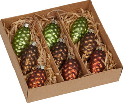 PINA Coni di vetro - Verde, marrone