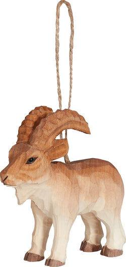 STEINBOCK Figurina in legno - Marrone ch. / L: 3.5 cm x P: 10.0 cm x A: 9.5 cm