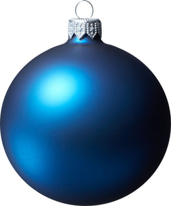 LOKI Boule en verre - Dunkelblau / D: 8 cm