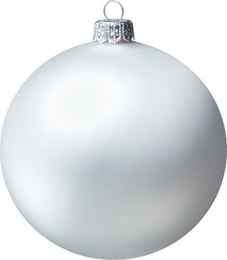 LOKI Boule en verre - Blanc / D: 10 cm