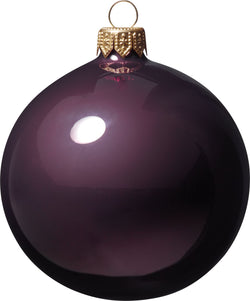 AYA Boule en verre - Lila / D: 8 cm