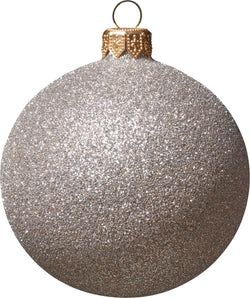 KYLE Pallina in vetro - Argento / D: 8 cm