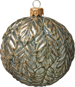 LEAFI KYLE Pallina in vetro - Verde / D: 8 cm