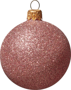 KYLE Boule en verre - Rose / D: 6.0 cm