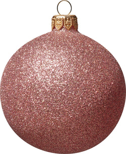 KYLE Pallina in vetro - Rosa / D: 8.0 cm