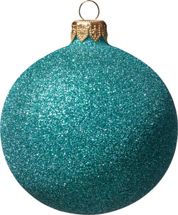 KYLE Boule en verre - Petrol / D: 8.0 cm