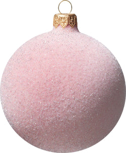 FLOCK Boule en verre - Rose / D: 8.0 cm