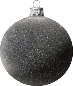 FLOCK Boule en verre - Gris foncé / D: 8 cm