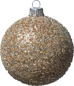 MINA Boule en verre - Or / D: 8 cm