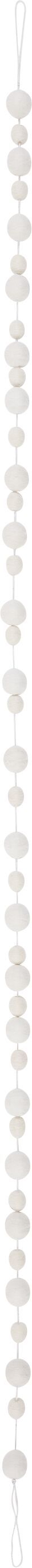 FLOCO Guirlande en feutre - Blanc / L: 3.0 cm x H: 3.0 cm