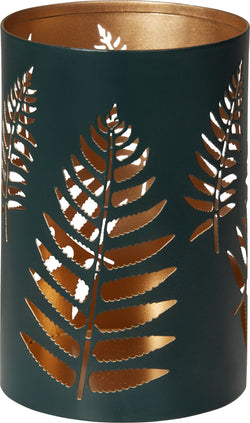 FARN Windlicht - Dunkelgrün / B: 10.0 cm x H: 15.0 cm