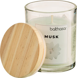 EMIL Duftkerze Musk - Weiss / 7x8.3cm