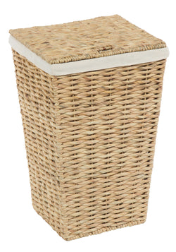 VICTOR Wäschekorb - Beige, Weiss / B: 47.0 cm x T: 47.0 cm x H: 73.0 cm