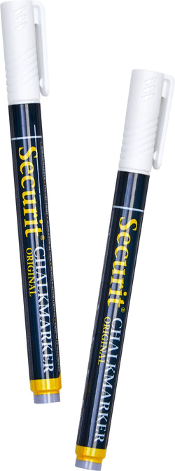 SECURIT Kreidestift - Weiss / B: 1.5 cm x T: 1.0 cm x H: 14.0 cm
