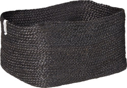 OLIVA Basket without handle 37x26x20 cm - Noir / L: 26.0 cm x P: 37.0 cm x H: 20.0 cm