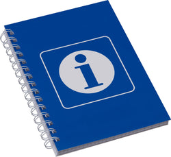 PICTO Ring Notizbuch A5 blau 14.8x21 cm - Blau / B: 14.8 cm x T: 2.0 cm x H: 21.0 cm