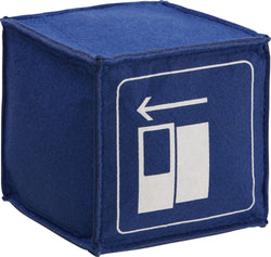 PICTO Türstopper 10x10x10 cm - Blau / B: 10.0 cm x T: 10.0 cm x H: 10.0 cm