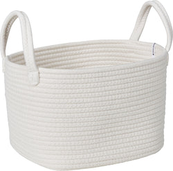 CLEA Corbeille - Blanc / L: 22.0 cm x P: 28.0 cm x H: 20.0 cm