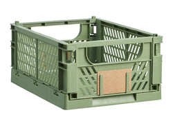 FELIX L Boîte pliante - Vert / L: 25.0 cm x P: 34.0 cm x H: 4.0 cm